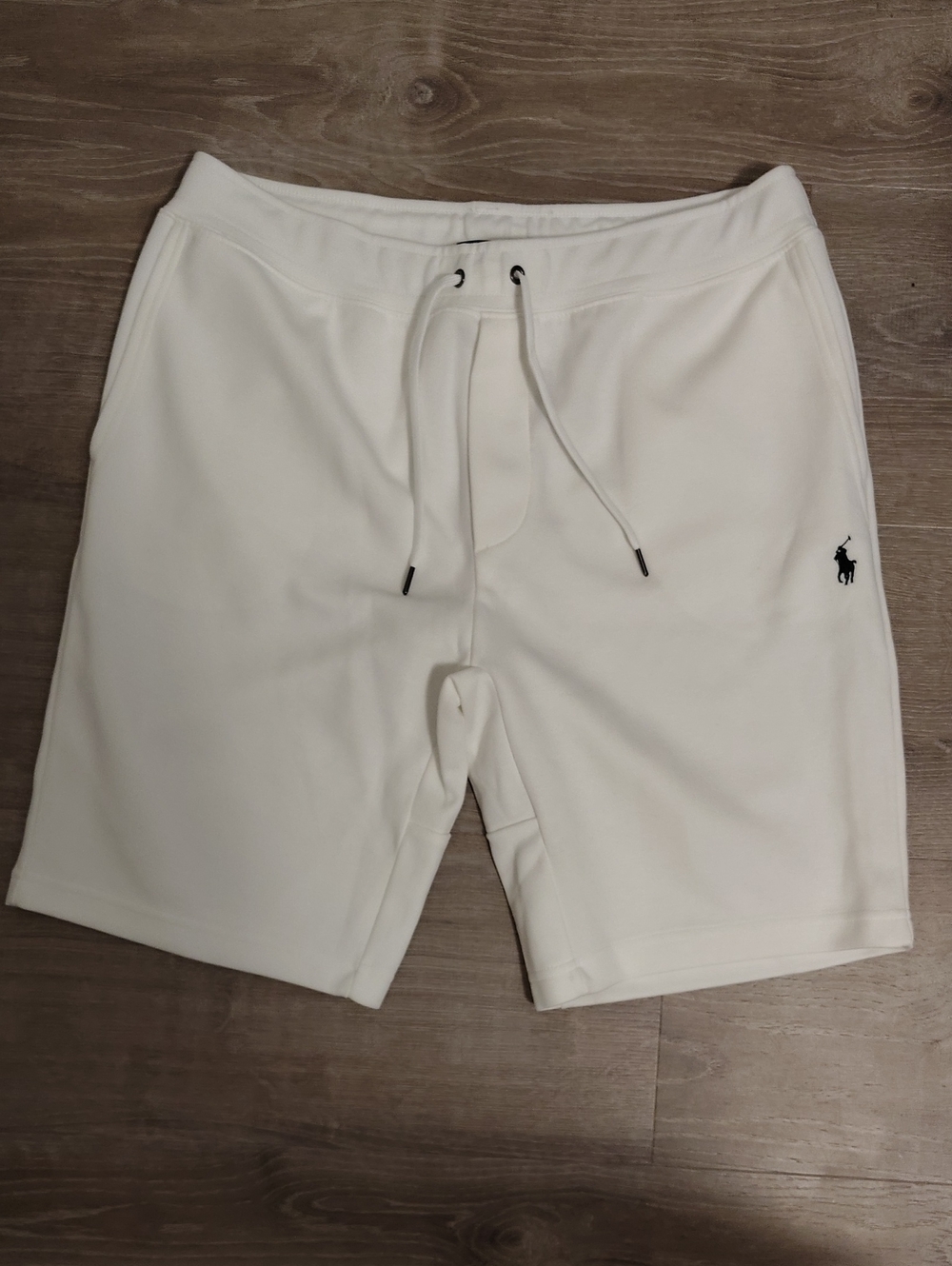 Ralph Lauren Men’s Cream Drawstring Athletic Shorts
